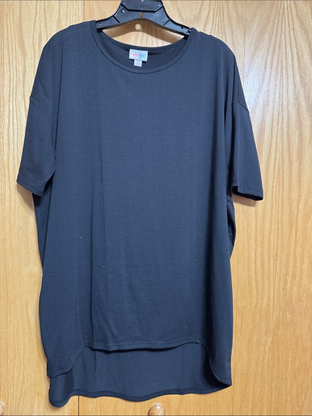 LuLaRoe Irma Classic Black Crew Neck Shirt